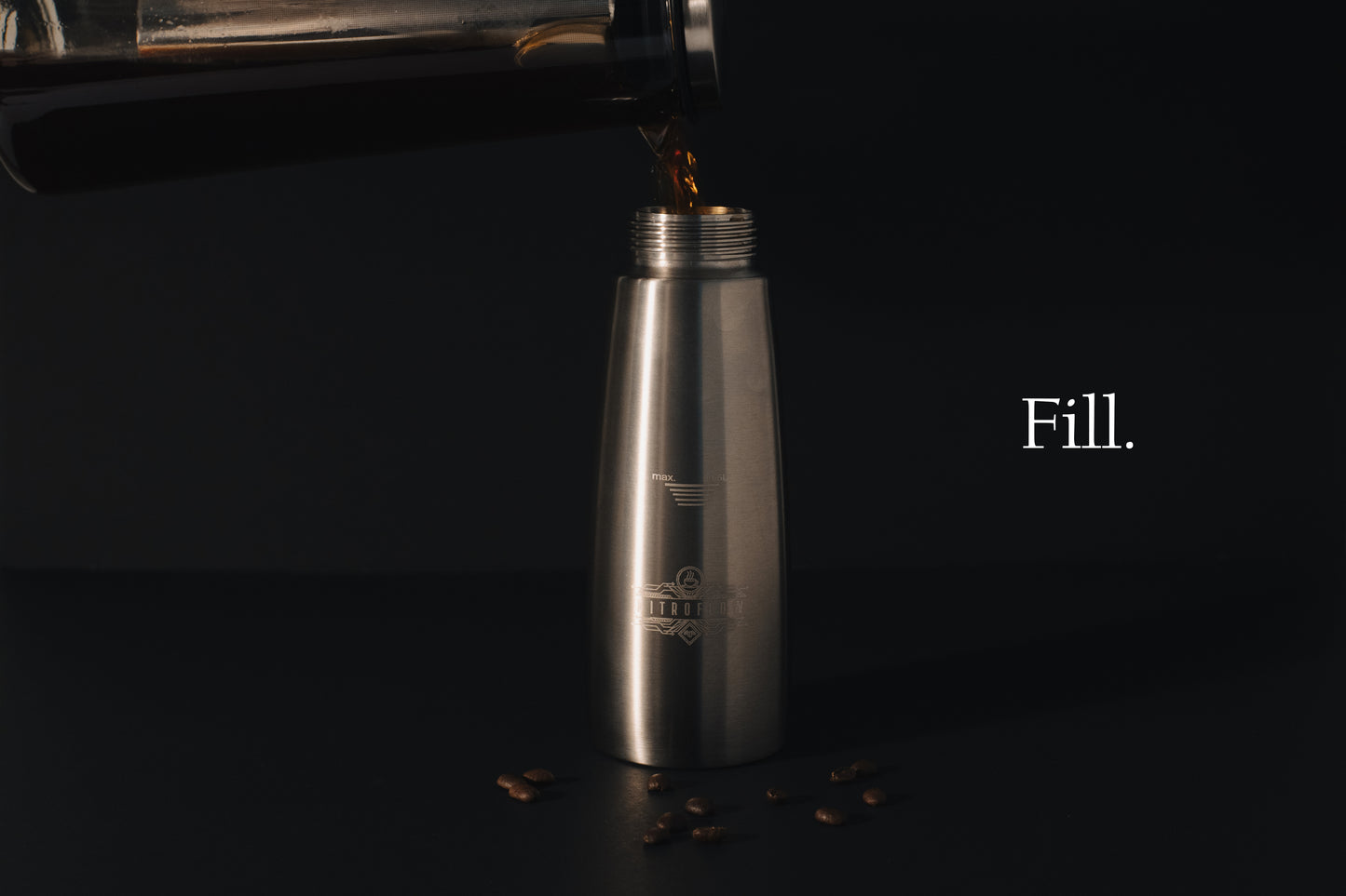 Nitroflow - Nitrogen(N2) Infuser for Coffee, Mixed Drinks and more